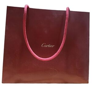 Cartier Burgundy Gift Bag